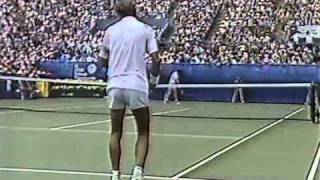 Mcenroe vs Wilander  Semi Final US Open 1985  1016 [upl. by Nedle]