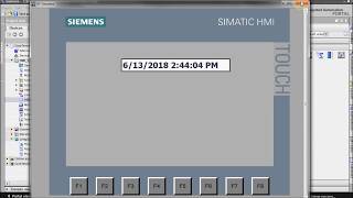 Siemens TIA Portal HMI tutorial  Changing of DateTime format 1224 hours format [upl. by Selda154]