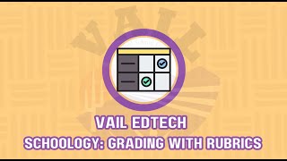 Schoology Grading with Rubrics [upl. by Electra]