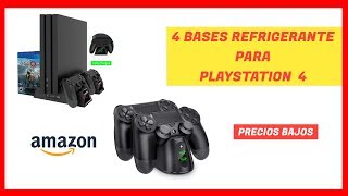 ❄ Las 4 Bases Refrigerantes para PlayStation 4 Ps4 más COMPRADAS EN AMAZON ❄ [upl. by Cirenoj]