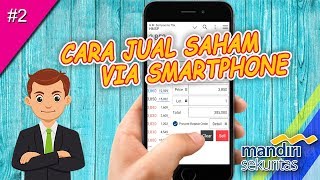 CARA JUAL SAHAM VIA SMARTPHONE  MOST MANDIRI SEKURITAS [upl. by Verras]