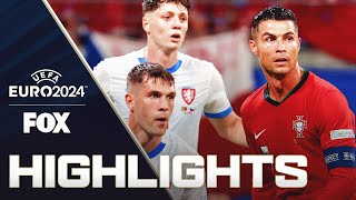 Portugal vs Czechia Highlights  UEFA Euro 2024 [upl. by Vicki]