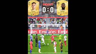 Antony Vs Rudiger Penalty Kicks From FIFA 21 To FC 25  FIFA Evolution antony rudigershorts [upl. by Kondon408]