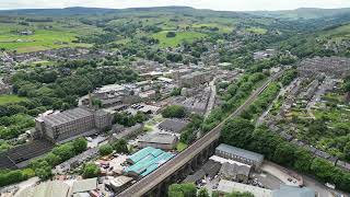 Slaithwaite 360 Drone from Crimble 19 June 24 [upl. by Kathryn910]