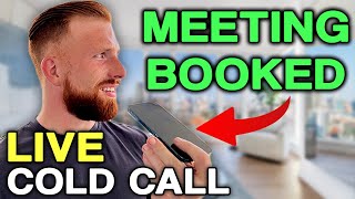 LIVE COLD CALLING  How I effortlessly book meetings through cold calls [upl. by Anitnamaid]