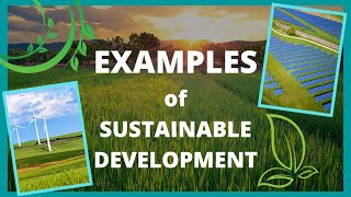 Examples of Sustainable Development [upl. by Rosel121]