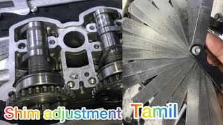 VALVE CLEARANCE EXPLAINED  How to adjust valve shim yamaha YFZ VALVE shim adjustment videos [upl. by Tadeo]