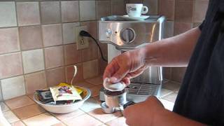 How to use an ESE Espresso Coffee Pod [upl. by Nunci822]