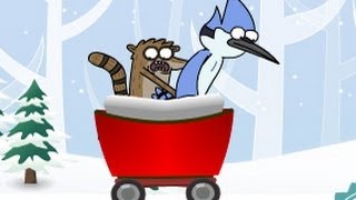 天兵公園的礦工車 Regular Show Snow Race [upl. by Roana]