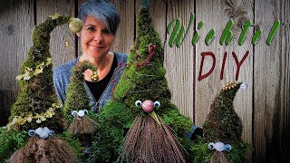 Wichtel 🌲NATUR✔ DIY  Weihnachts amp Advent Deko  Waldwichtel selber machen [upl. by Aslam]