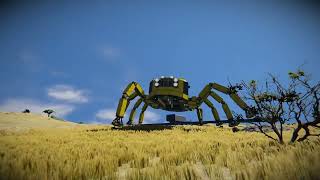 Space Engineers 2024 Spider Mech As Escort [upl. by Ahsiam]