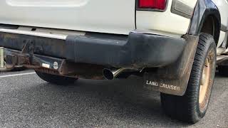 PPD Performance 80 Series Landcruiser 42L Turbo Back Exhaust [upl. by Euqinu]