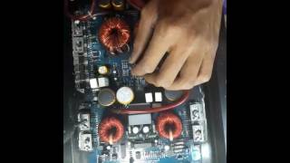 Repair Monoblock Amplifier Power Mobil Class D Part 1 [upl. by Refinnaj]