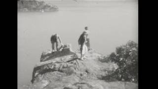 Gadsden Family Home Movie Collection Sydney 1936 De groot Cowes Cal departing [upl. by Cleodell]