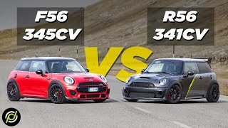 LE MINI STRADALI PIÙ ESTREME DITALIA COOPER S R56 amp MINI JCW F56 Ft Gpgarage [upl. by Aldous721]