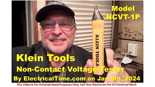 Klein Tools Non Contact Voltage Tester NCVT1P Demonstration [upl. by Kalila]