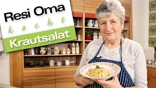 Resi Oma kocht  Krautsalat [upl. by Cusick833]