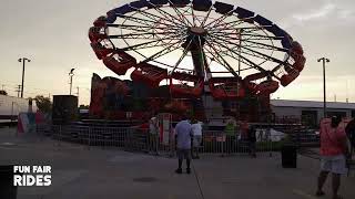 Enterprise  Huss  Wade Shows  Delaware State Fair 5015 [upl. by Valleau]