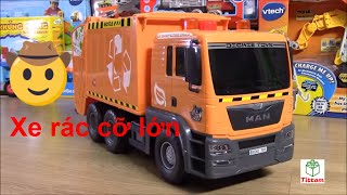 Mở hộp xe rác đồ chơi cỡ lớn Unbox Dickie Toys big size garbage truck [upl. by Anneiv]