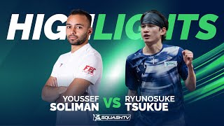 🇪🇬 Soliman v Tsukue 🇯🇵  Malaysia Squash Cup 2024  RD2 HIGHLIGHTS [upl. by Nonnek]