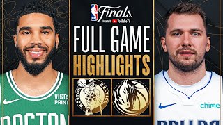 1 CELTICS at 5 MAVERICKS  FULL GAME 4 HIGHLIGHTS  June 14 2024 [upl. by Esten]