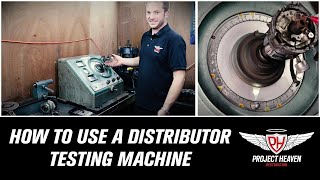 How to use a distributor testing machine  Classic car restoration How To [upl. by Levitt857]