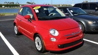 2012 Fiat 500 Start Up Quick Tour amp Rev With Exhaust View  1K Sleepy Bee [upl. by Arette]