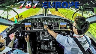 Flying the BOEING 787 across Europe with a Pilot Instructor [upl. by Mayrim]