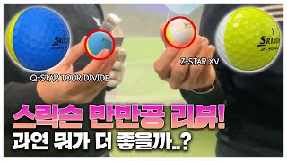 📌이거 볼 진짜 좋은데⁉️srixon golf ball review Tour DIVIDE vs ZSTAR [upl. by Ainocal735]