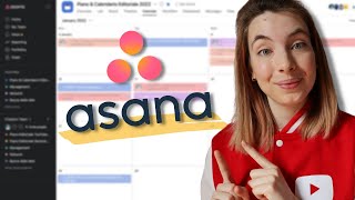 Come creare un CALENDARIO EDITORIALE con ASANA 🗓️ [upl. by Gigi]