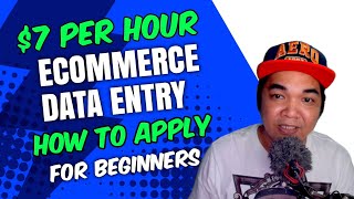 Data Entry Ecommerce Online Jobs Work From Home Fro Beginners New 2024 [upl. by Einnej948]