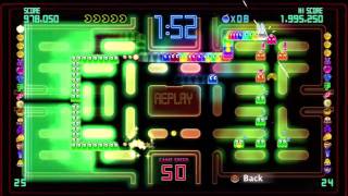 Pacman Championship Edition DX Score Attack 2 million Highest Score on Youtube [upl. by Ulrich]