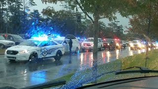 Deputy Bill Myers Full Funeral Procession with music [upl. by Atihcnoc]