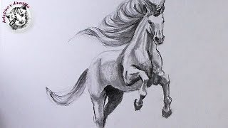 Como Dibujar un Unicornio Realista con Lapiz Paso a Paso [upl. by Tirb]