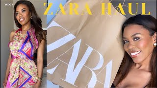 ZARA HAUL  NEW SPRING 2024 MUST HAVE Dresses  elevated basics [upl. by Scheer782]