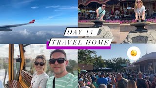 Walt Disney Word Rope Drop Peter Pans Flight Travel Home Virgin Atlantic Pick up Bonnie Vlog [upl. by Millian]