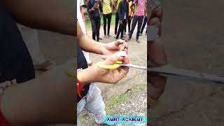 Sodium metal dipped into water shorts ytshorts  Amrit Academy [upl. by Eerok]