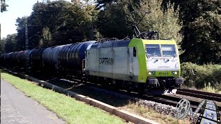 Trainspotting 573  4k60  Von der Captrain BR185 5436 mit Kesselwagen [upl. by Artimid]