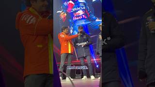 Sainz Saves Verstappen On Stage 🤣 [upl. by Enyamrahc]