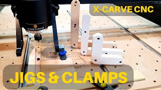 Making Brackets amp Jigs for Inventables XCarve CNC Machine [upl. by Neeham]