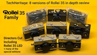 Eight versions of Rollei 35 in depth handson review  9 special editions [upl. by Sinnoda]