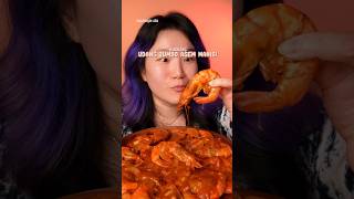 MUKBANG UDANG JUMBO ASEM MANIS NANAS MASAKAN GUE [upl. by Golanka]