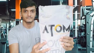 Asitis Atom Whey Protein Banana Fusion unboxing  Lets See Whats Inside [upl. by Nnadroj]