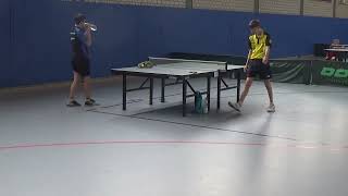 Noah Heidemann vs Forgacs Herren A 20241026 Table Tennis MFR Sued Bezirksm 2024 [upl. by Evaleen]