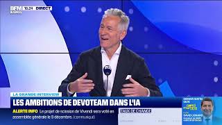 Stanislas De Bentzmann Devoteam  les ambitions de Devoteam dans l’IA [upl. by Zilevi391]