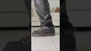 Wearing the Travis Scott Jordan 1 Velvet Brown [upl. by Ninaj]