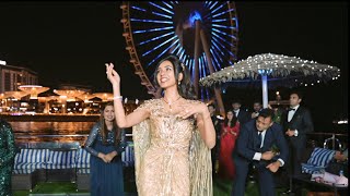 Gallan Goodiyan Dubai Yacht Party Wedding Family Dance  SnehampDiv [upl. by Bethena]