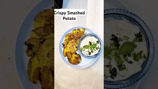 Crispy Smashed Potatoes snacks  shorts potatoes [upl. by Had140]