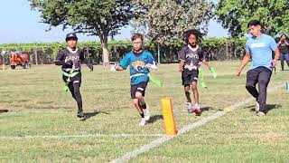 Jace 🏈 Tulare Saints Flag Football Sundale School [upl. by Erehs]