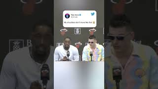 This interaction between Bam Adebayo and Tyler Herro 😂 shorts [upl. by Itaws546]